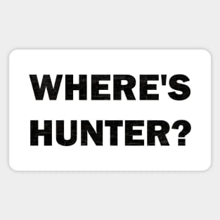 Where's Hunter? Magnet